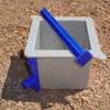 150mm 2 part plastic cube mould	