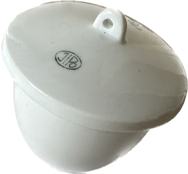 Porcelain Crucible 30ml capacity with lid