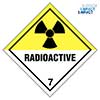 Self-Adhesive Radiation Sign 250mm x 250mm