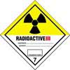 Self-Adhesive Radiation Sign 250mm x 250mm
