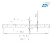 CBR Mould ASTM Perforated Baseplate