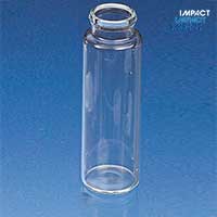 Glass Specimen Tube 72mm x 27mm height x diameter, 30ml