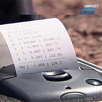 Light Weight Deflectometer with 1000 test memory and printer