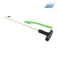 Heavy Duty Probe, 8mm x 500mm - braided armour cable